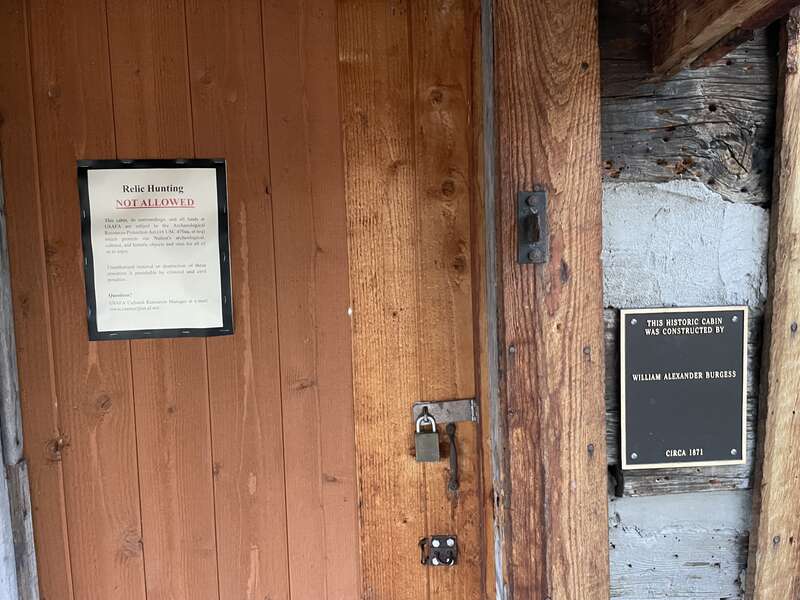 Pioneer Cabin Entrance