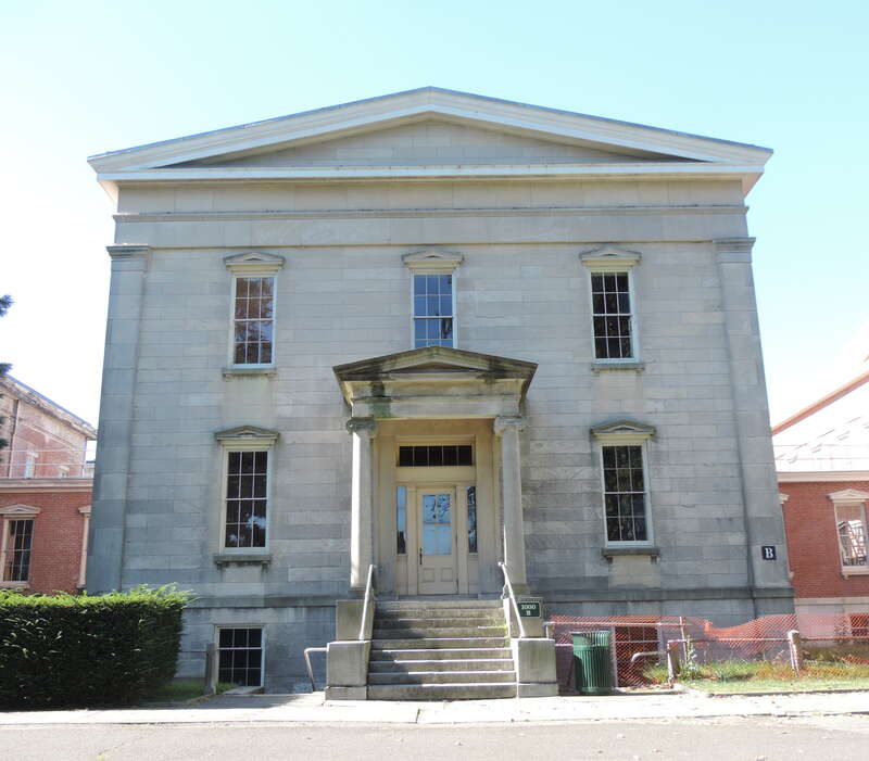Looking south at Temple B on a sunny late morning.