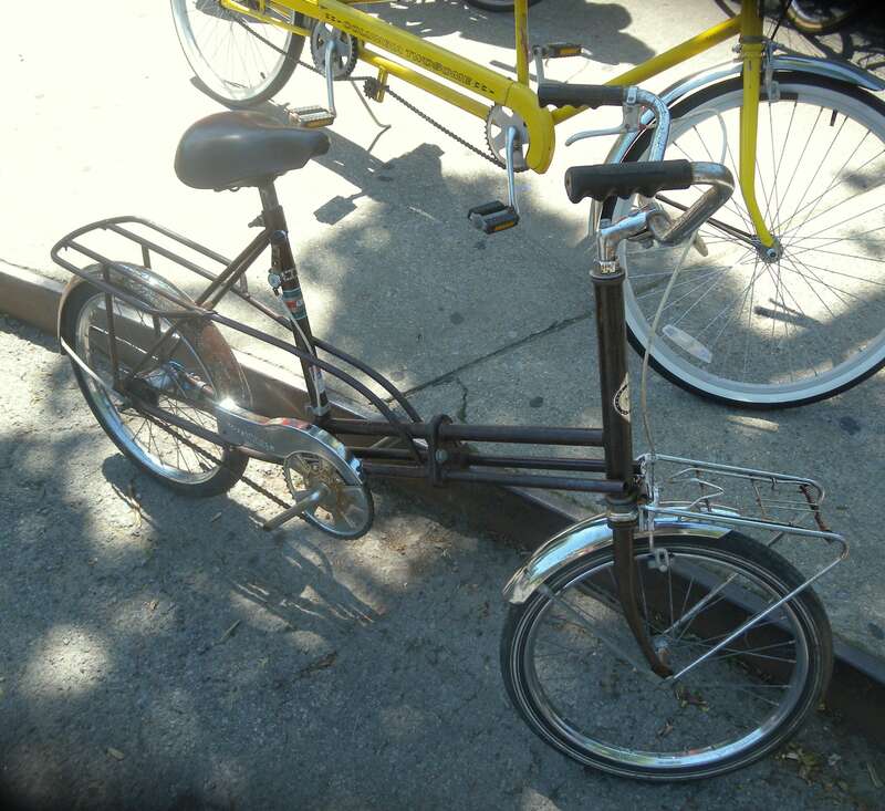 Looking south from 4th Street at Sears Tote for sale on a sunny morning.