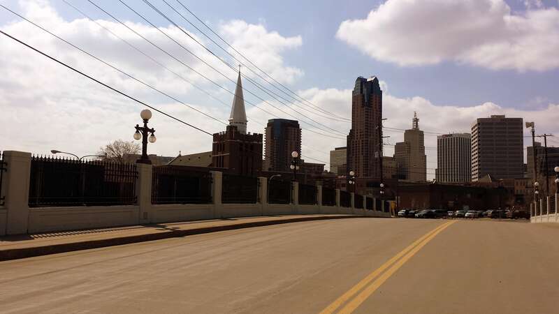 9th Street bridge over Interstate 94, St Paul, MN