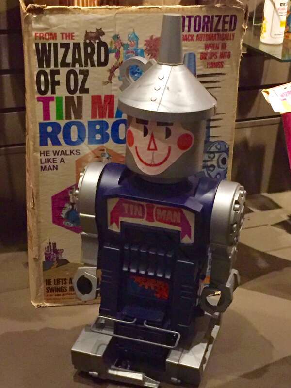 The Wizard of Oz Tin Man Robot.  Oz Museum display.  Wamego, Kansas.  April 2016.