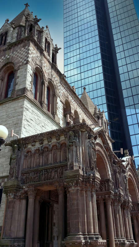 From Wikipedia:
en.wikipedia.org/wiki/Copley_Square
Copley Square, named for painter John Singleton Copley, is a public square in Boston's Back Bay neighborhood, bounded by Boylston Street, Clarendon Street, St. James Avenue, and Dartmouth Street.