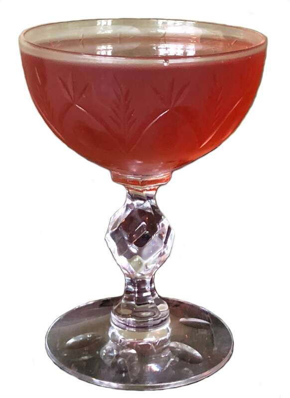 The Up to Date, a sherry and rye based cocktail