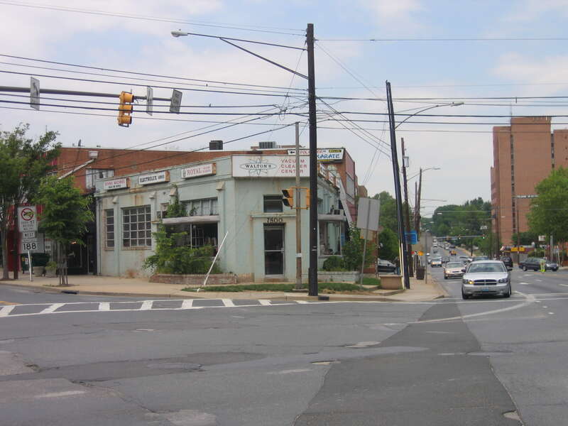 MD 187 (Old Georgetown Road) at MD 188 (Wilson Lane) / Arlington Road / St. Elmo Avenue, Bethesda, MD, USA