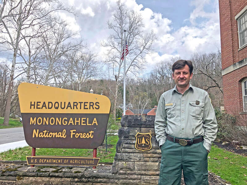 Shawn Cochran, Forest Supervisor for Monongahela National Forest, at the Supervisor's Office in Elkins, April 9, 2019. (USDA Forest Service photo by Kelly Bridges)