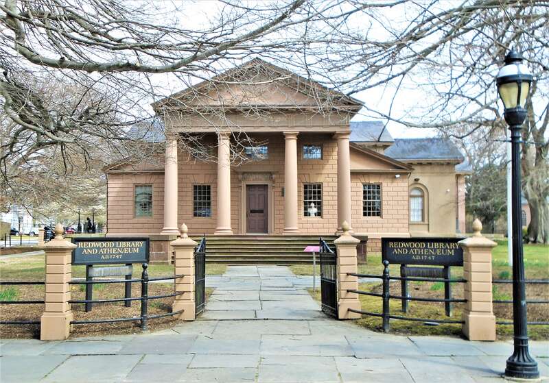 The Redwood Library and Athenaeum is a subscription library, museum, rare book repository and research center founded in 1747, and located at 50 Bellevue Avenue in Newport, Rhode Island. The building, designed by Peter Harrison and completed in March