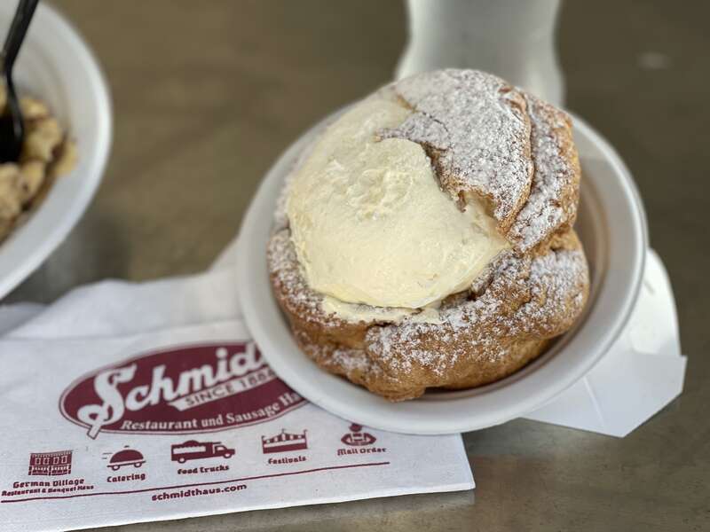 Schmidt's cream puff at the 2022 Indianapolis 500