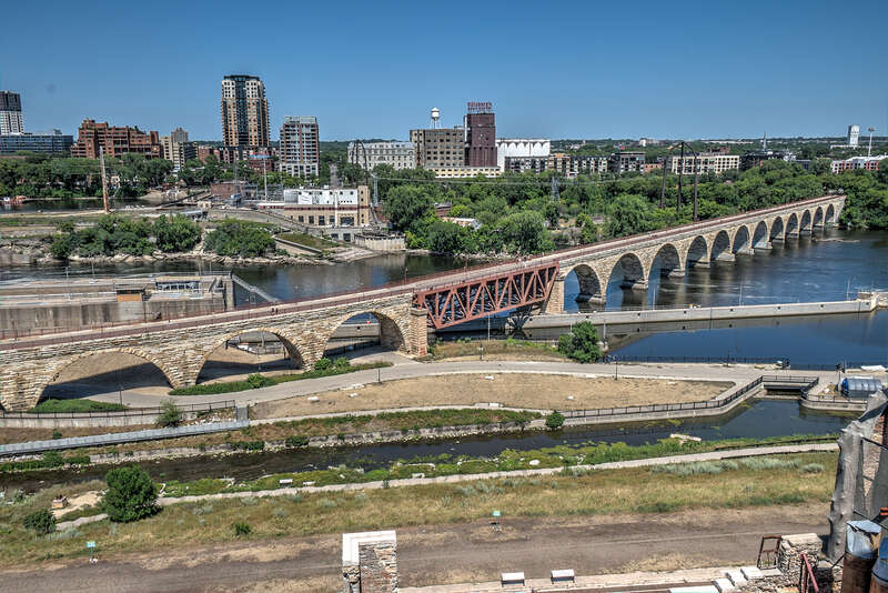 View of Stone Arch bridge