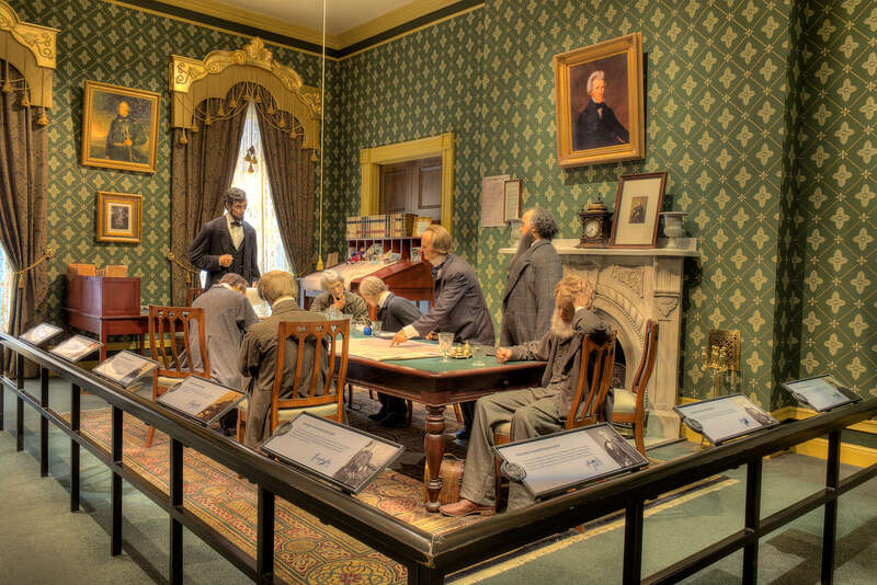 Exhibit at Abraham Lincoln Presidential Library and Museum