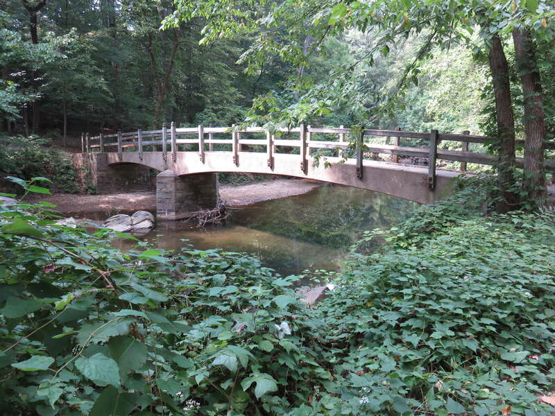 The Bluffs Footbridge over Rock Creek in Washington, D.C. in 2015
