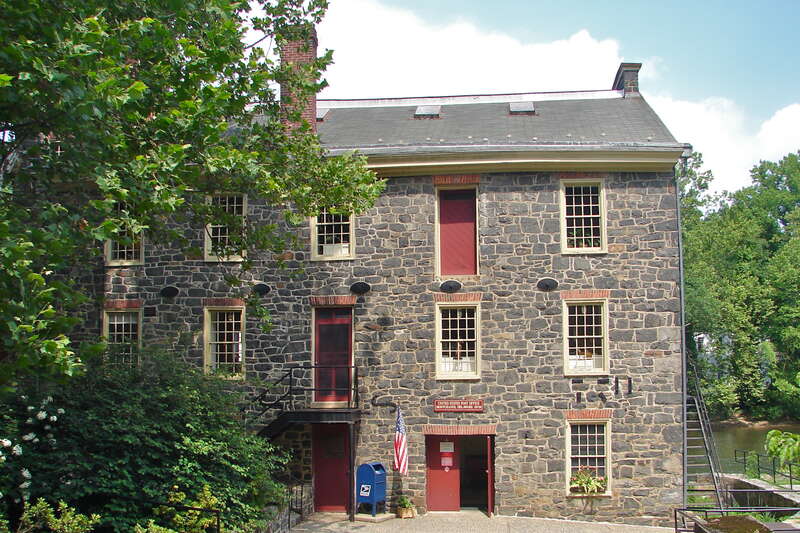 Breck's Mill Area on the NRHP since November 5, 1971. At Breck's Lane and Creek Rd., near Hagley Museum, about 1 mile north of Wilmington, Delaware.