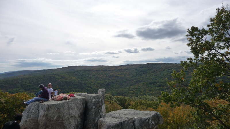 Early fall vista from Chimney Rock
