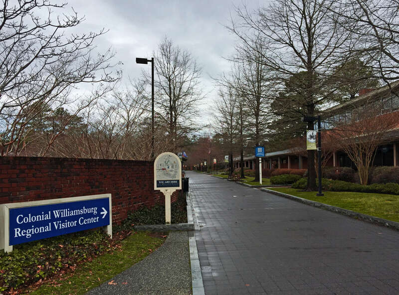A view of the Colonial Williamsburg Regional Visitor Center.Center.