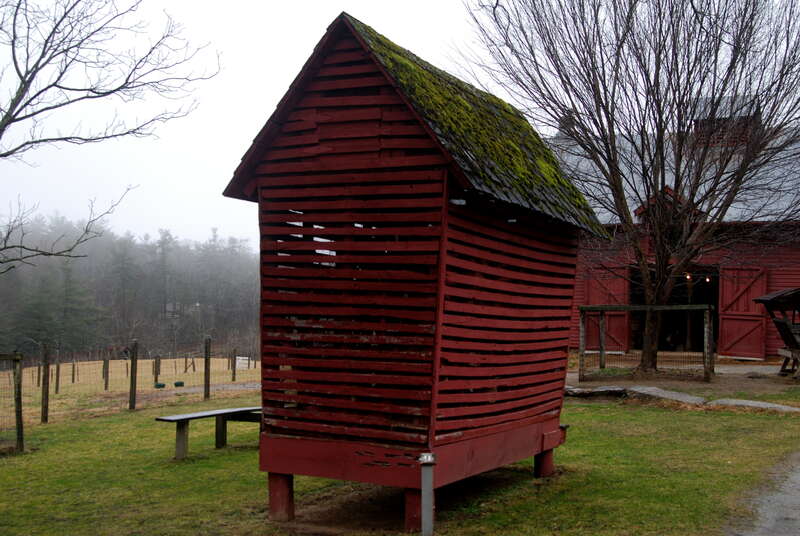 Corn crib, Carl Sandburg Home National Historic Site, Flat Rock, NC
