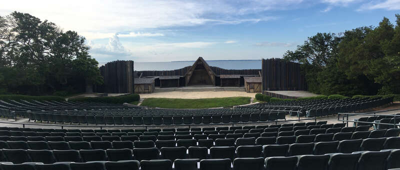 Waterside Theatre in Fort Raleigh National Historic Site, North Carolina in July 2020