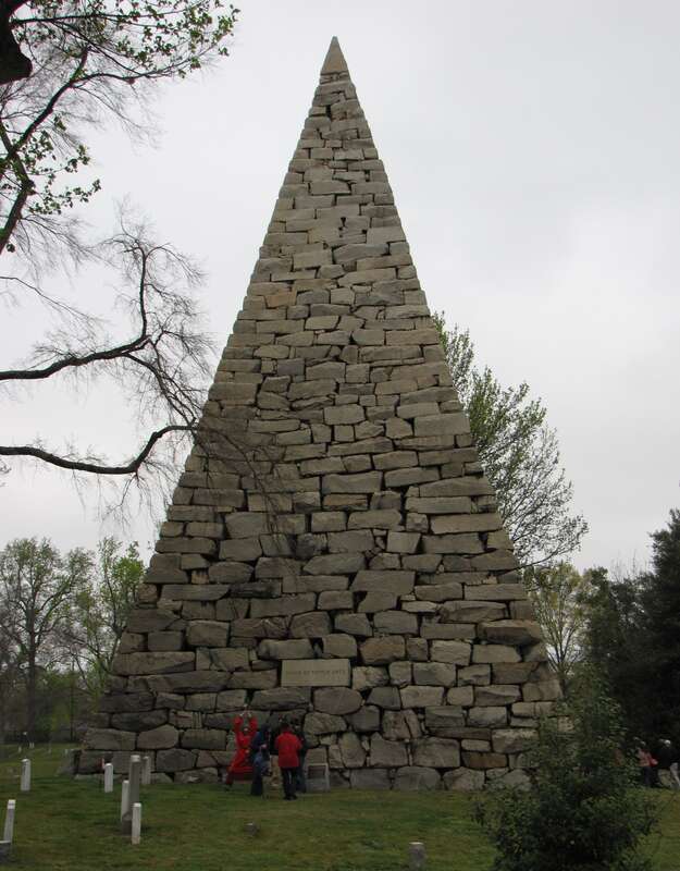 Pyramid at Hollywood Cemetery in Richmond, Virginia.