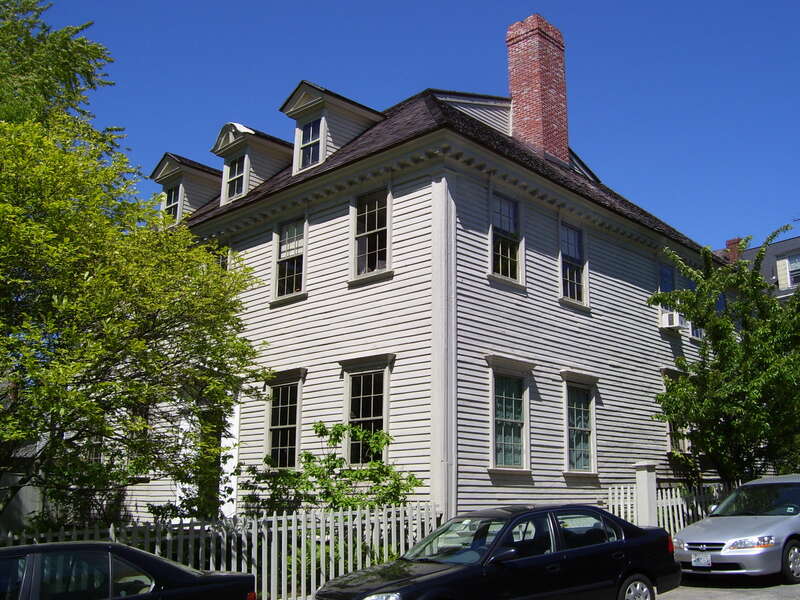 The Captain John Mawdsley House on Spring Street in Newport, Rhode Island.
My 2008 photo.