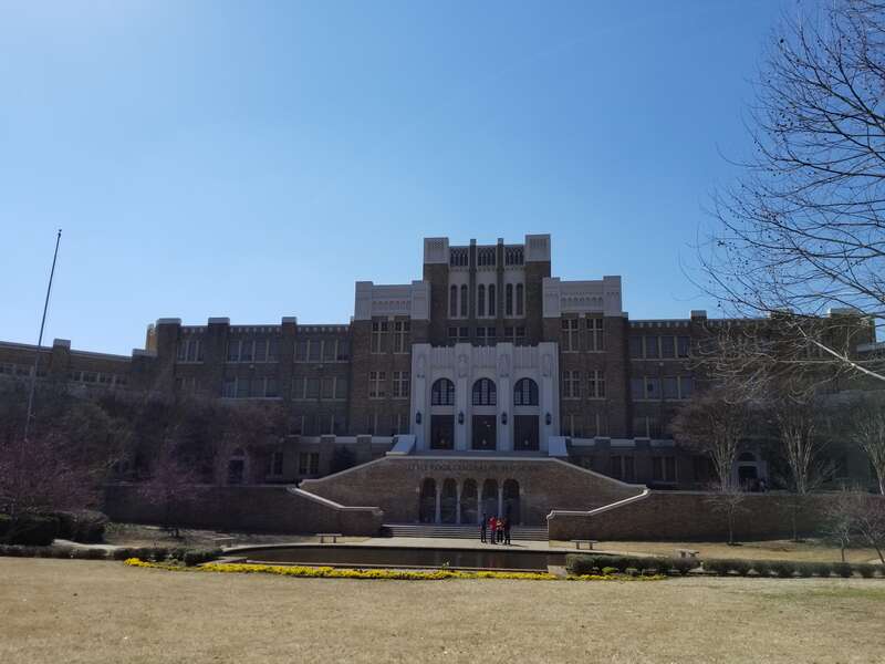 Little Rock Central High School as seen in March 2018