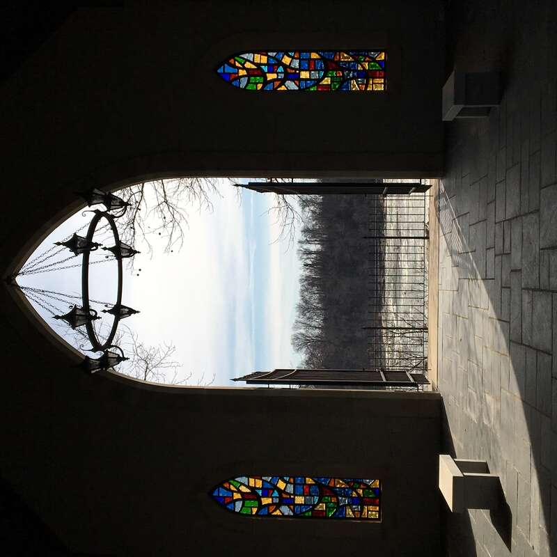 Tiffany Stained Glass - Hollywood Cemetery - Richmond, VA - James River