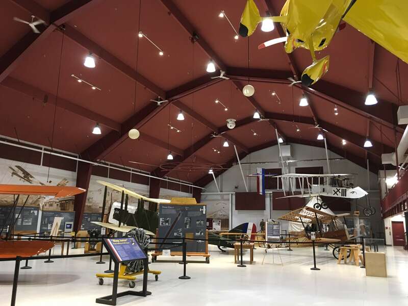 Inside the Pearson Air Museum, Fort Vancouver National Historic Site, Vancouver, Washington, United States.