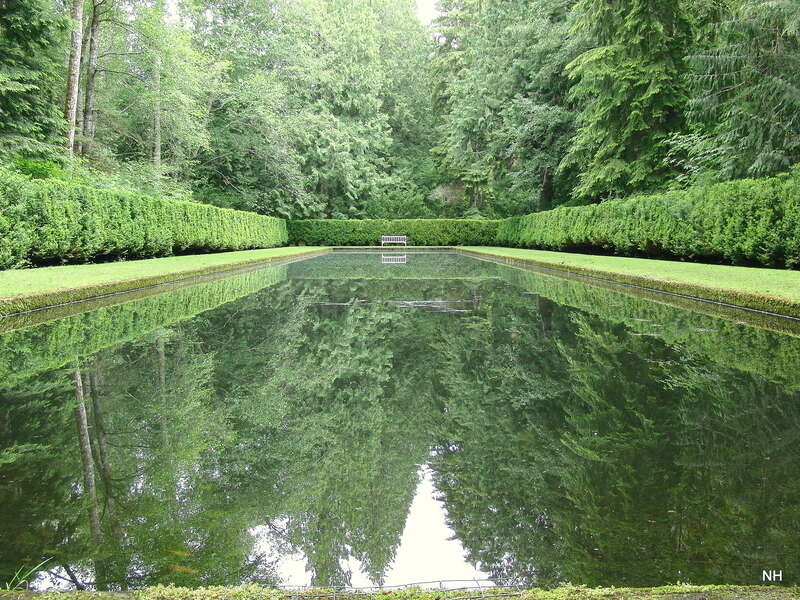 Reflecting Pool, 200 feet long