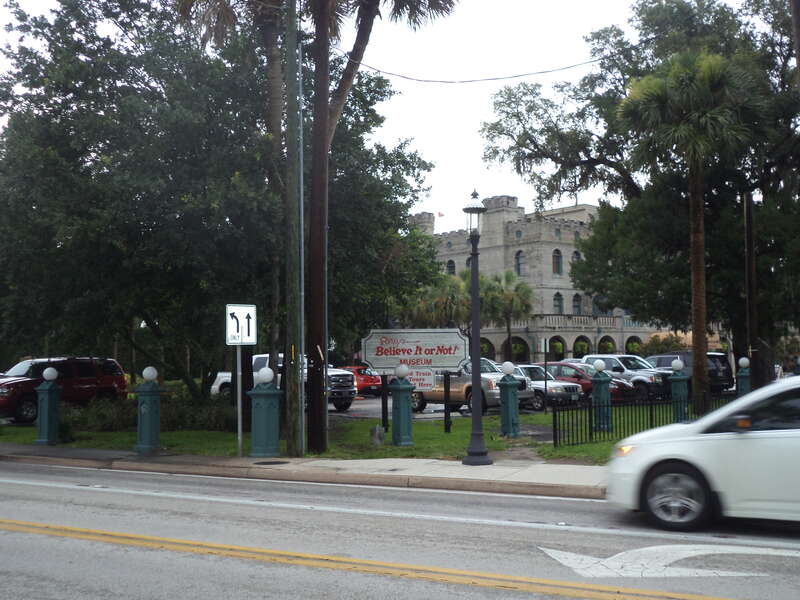 Ripley's Believe it or not museum sign and castle, 19 San Marco Ave, St. Augustine, St. John's County, Florida