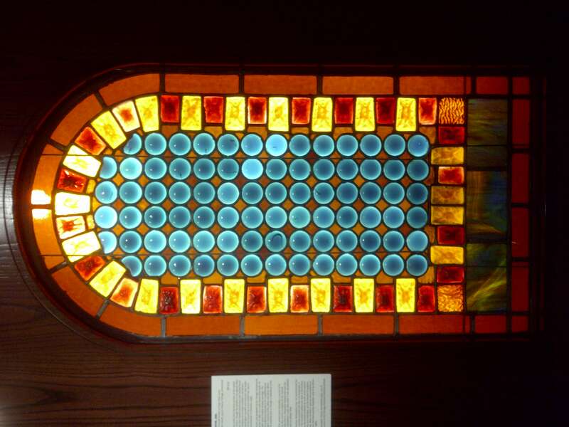 The most underappreciated attraction at Navy Pier is the Smith Stained Glass Museum, a quite respite from the carnival atmosphere of the rest of the pier.

It contains stained glass pieces that have been salvaged from remodeled and demolished