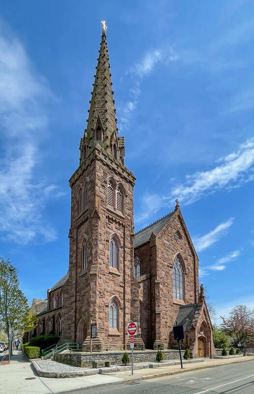 St. Mary's Church, Spring Street at Memorial Boulevard, Newport Rhode Island