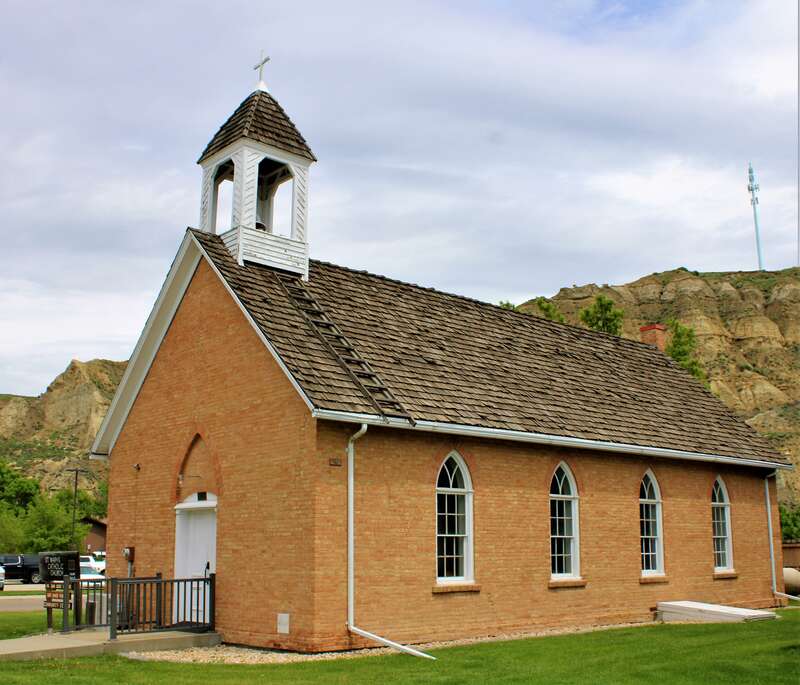 St. Mary's Catholic Church in Medora, North Dakota.