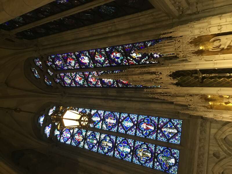 Interior of St Patrick’s Cathedral in December 2021