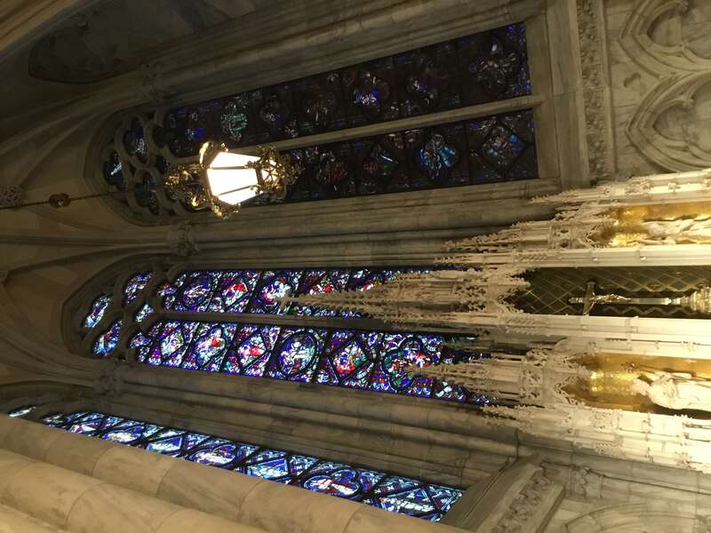 Interior of St Patrick’s Cathedral in December 2021