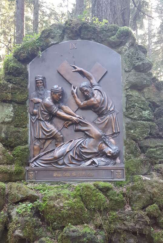 Station 9 Jesus Falls the Third Time