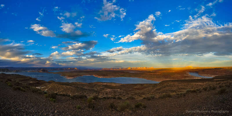 500px provided description: This is a panorama from 3 shots. [#travel ,#sony ,#canyon ,#nex-5 ,#Arizona ,#Page ,#lake Powell ,#boat-tour]