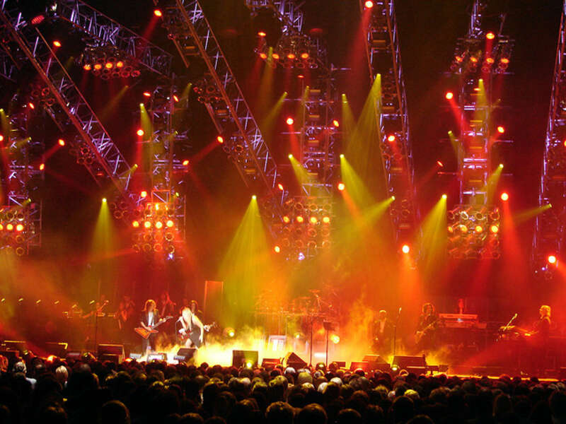 A shot of the Trans-Siberian Orchestra performing at the Hershey Giant Center in 2006