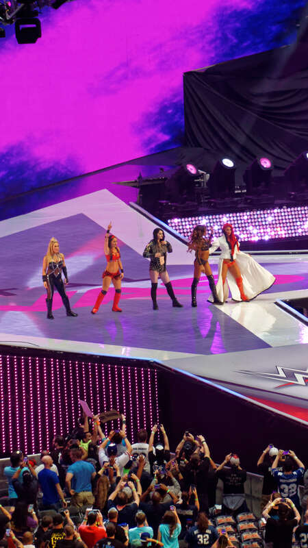 WrestleMania 32 was the thirty-second annual WrestleMania professional wrestling pay-per-view (PPV) event produced by WWE. It took place on April 3, 2016, at AT&amp;amp;T Stadium in Arlington, Texas. Twelve matches were contested on the card (with three