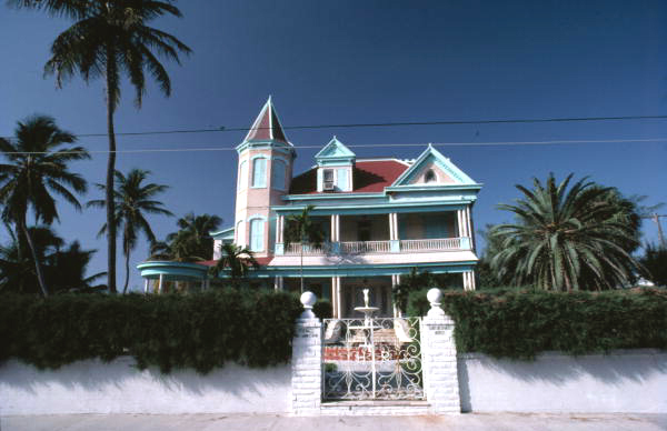 Local call number: DM0102
Title: &quot;Southernmost House&quot; at 1400 Duval Street: Key West, Florida
Date: October 1982
Physical descrip: 1 slide - col.
Series Title: Dale M. McDonald Collection
Repository:  State  Library and Archives of Florida, 500 S.