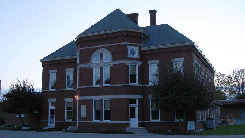 The 1895 Pathology Building on the Grounds of Central State Hospital in Indianapolis Indiana.