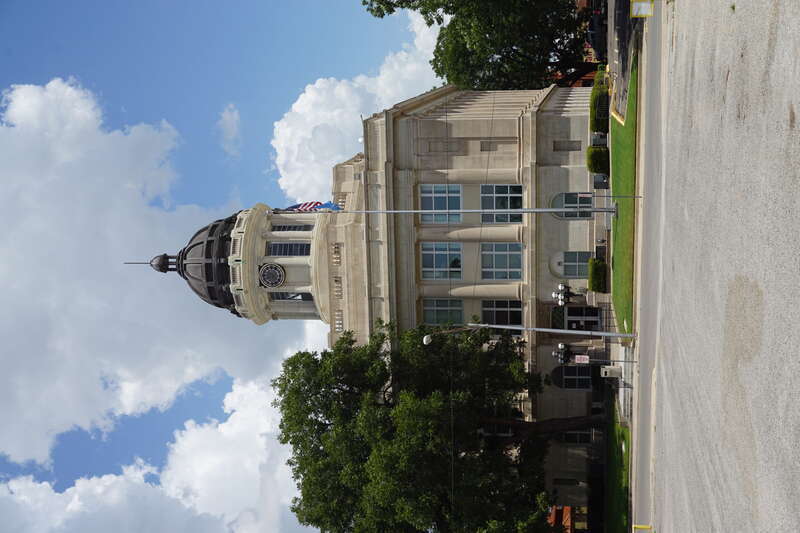 The Carter County Courthouse in Ardmore, Oklahoma (United States).