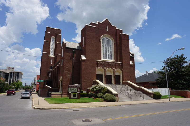 First Baptist Church in Ardmore, Oklahoma (United States).