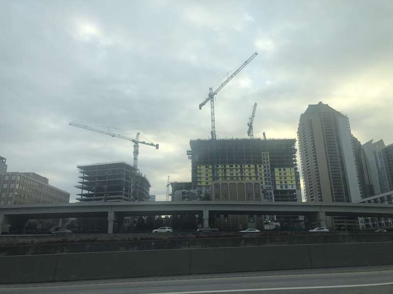 A view of the Atlanta skyline.