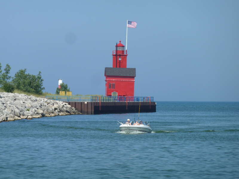 Holland Harbor Lighthouse, South Pier, Holland Harbor Holland