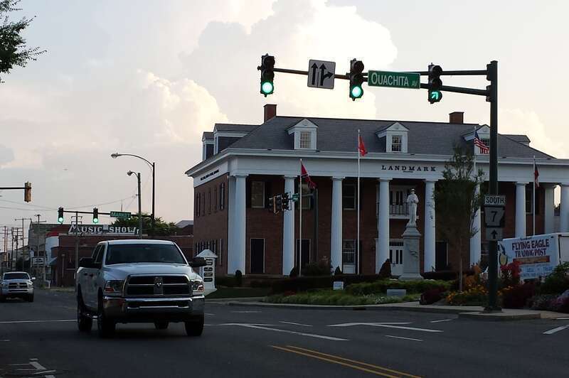 Looking down Central Avenue, Hot Springs, AR