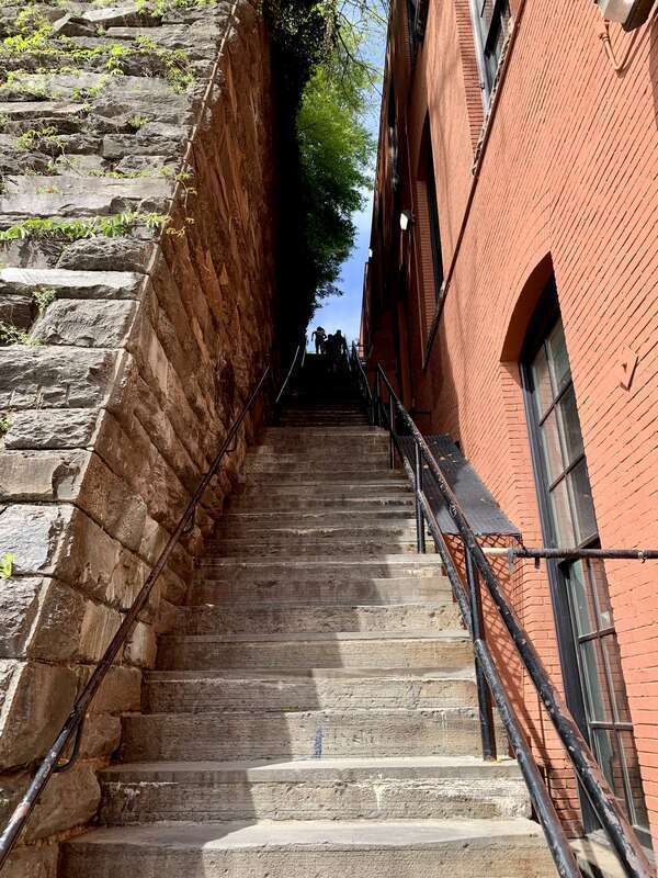 Exorcist steps in Georgetown, Washington, D.C.