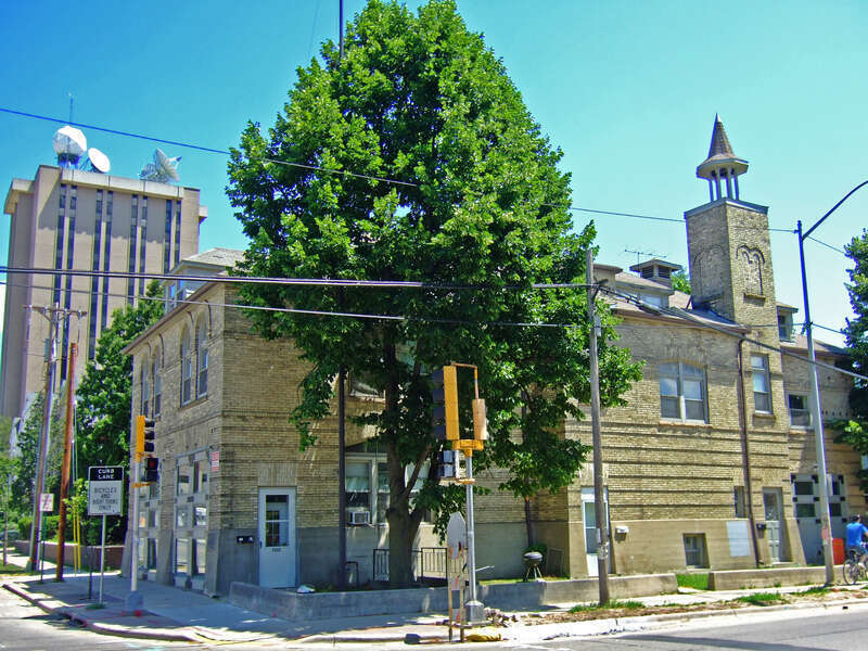 Fire Station #4 at 1329 W. Dayton Street in Madison, Wisconsin, is one of the oldest firehouse buildings in the city and was added to the National Register of Historic Places in 1984.  Designed by local architect Lew F. Porter and built in 1904-05,