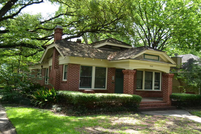 Forrest A. Nairn House in Houston, Texas. Listed on the National Register of Historic Places.