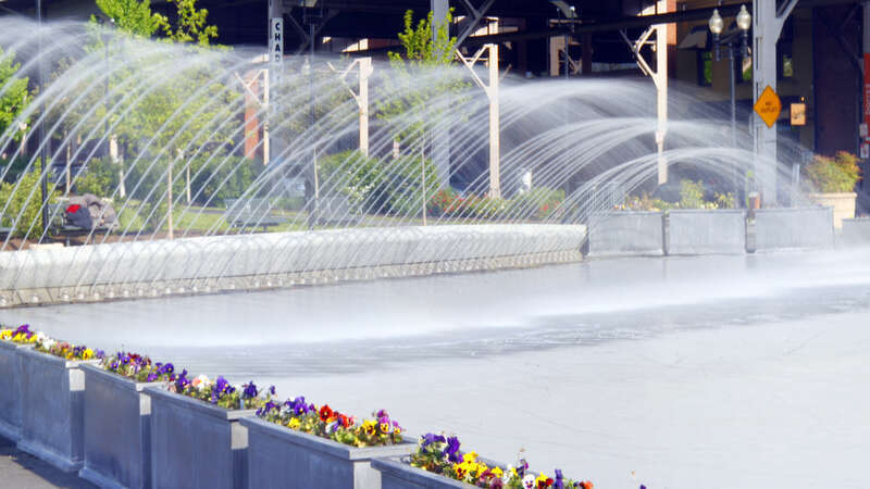 Georgetown Waterfront Park Fountains