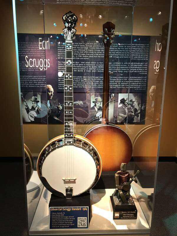 Gibson Earl Scruggs Standard, modeled after his Gibson Granada In the American Banjo Museum.