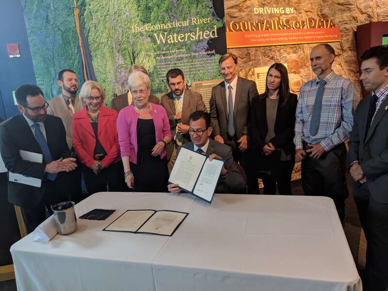 Wednesday, June 20, 2018 -- Governor Dannel P. Malloy today held a bill signing ceremony in Hartford to commemorate the final passage of two pieces of legislation he introduced that will further Connecticut’s role as a national leader in