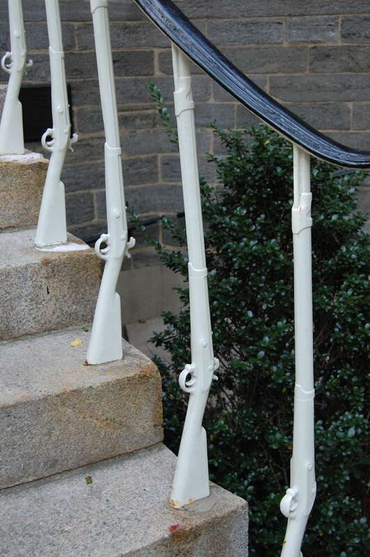 The Arsenal, architecture: Martin E. Thompson, 1847-51; murals: Allen Saalburg, 1935-6