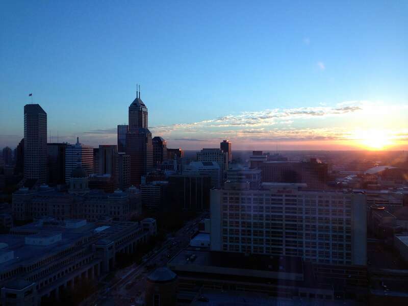 Indianapolis sunrise